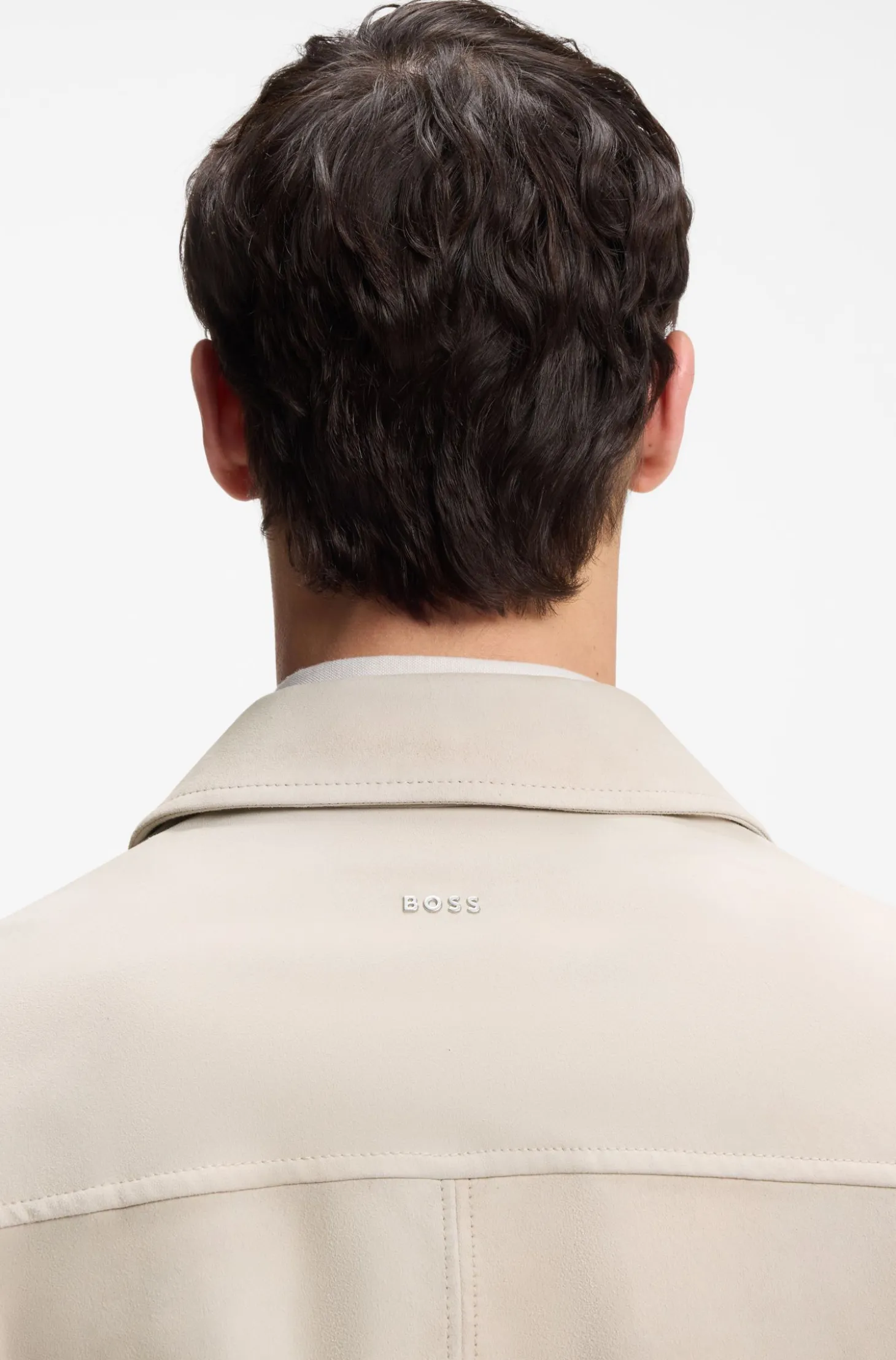 Blouson jacket in soft suede