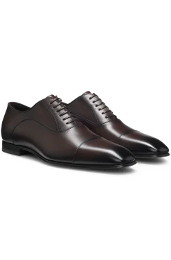 BOSS BY BECKHAM cap-toe Oxford shoes in leather