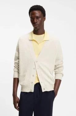 BOSS BY BECKHAM cardigan in a cotton blend