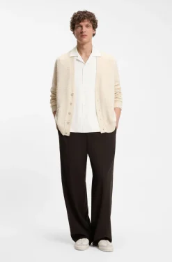 BOSS BY BECKHAM drawstring trousers in virgin wool
