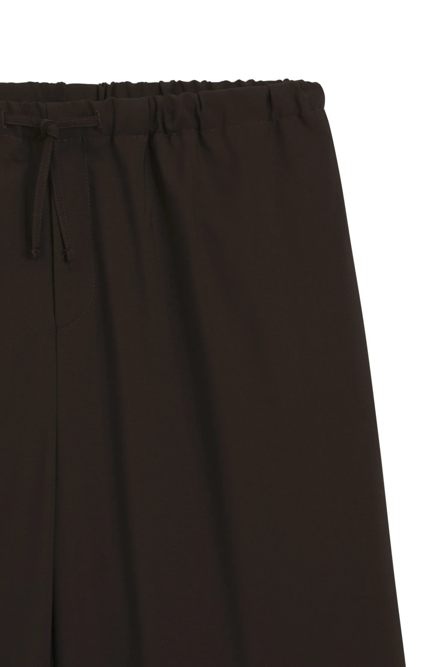 BOSS BY BECKHAM drawstring trousers in virgin wool