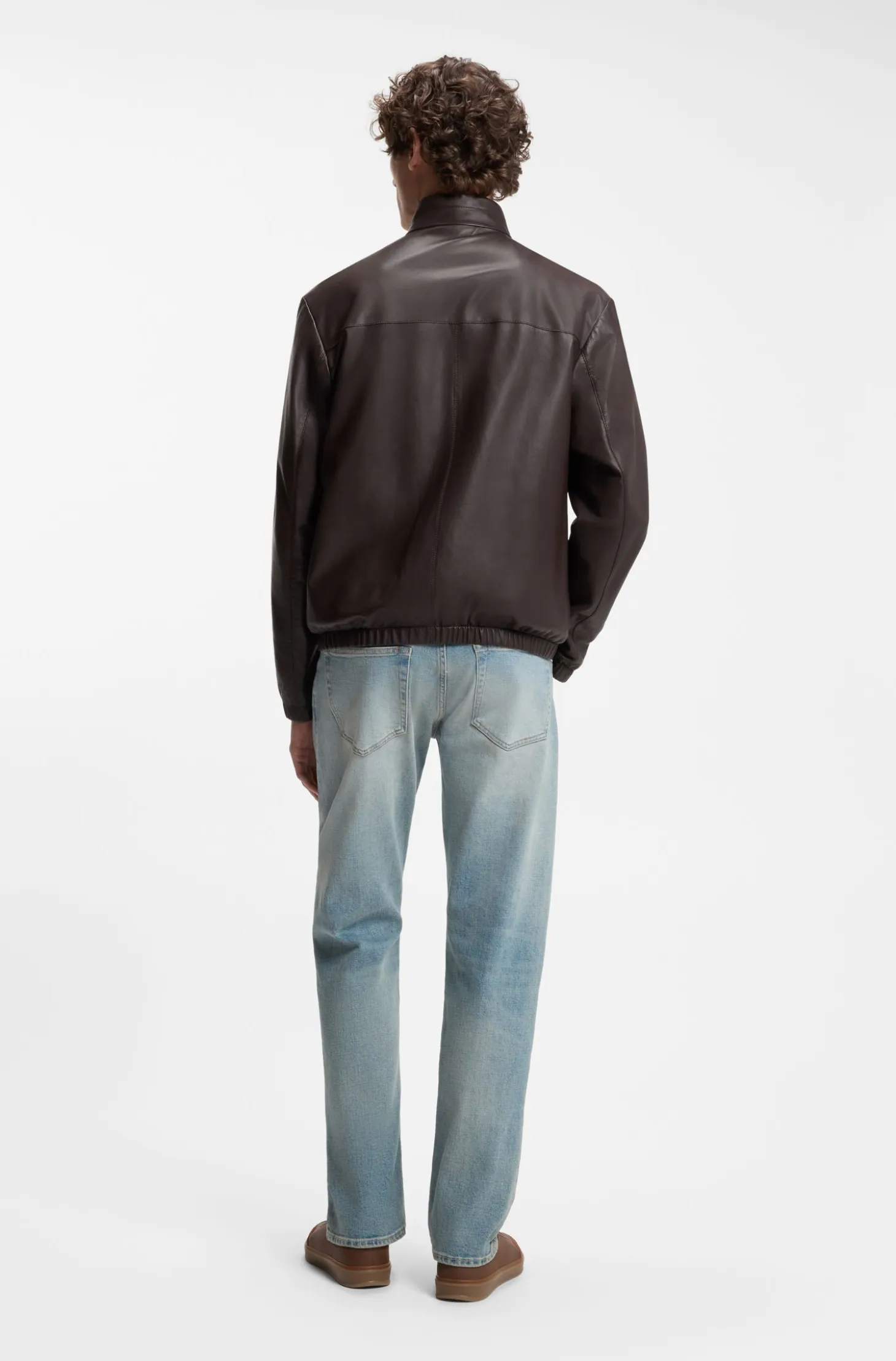 BOSS BY BECKHAM jacket in nappa leather