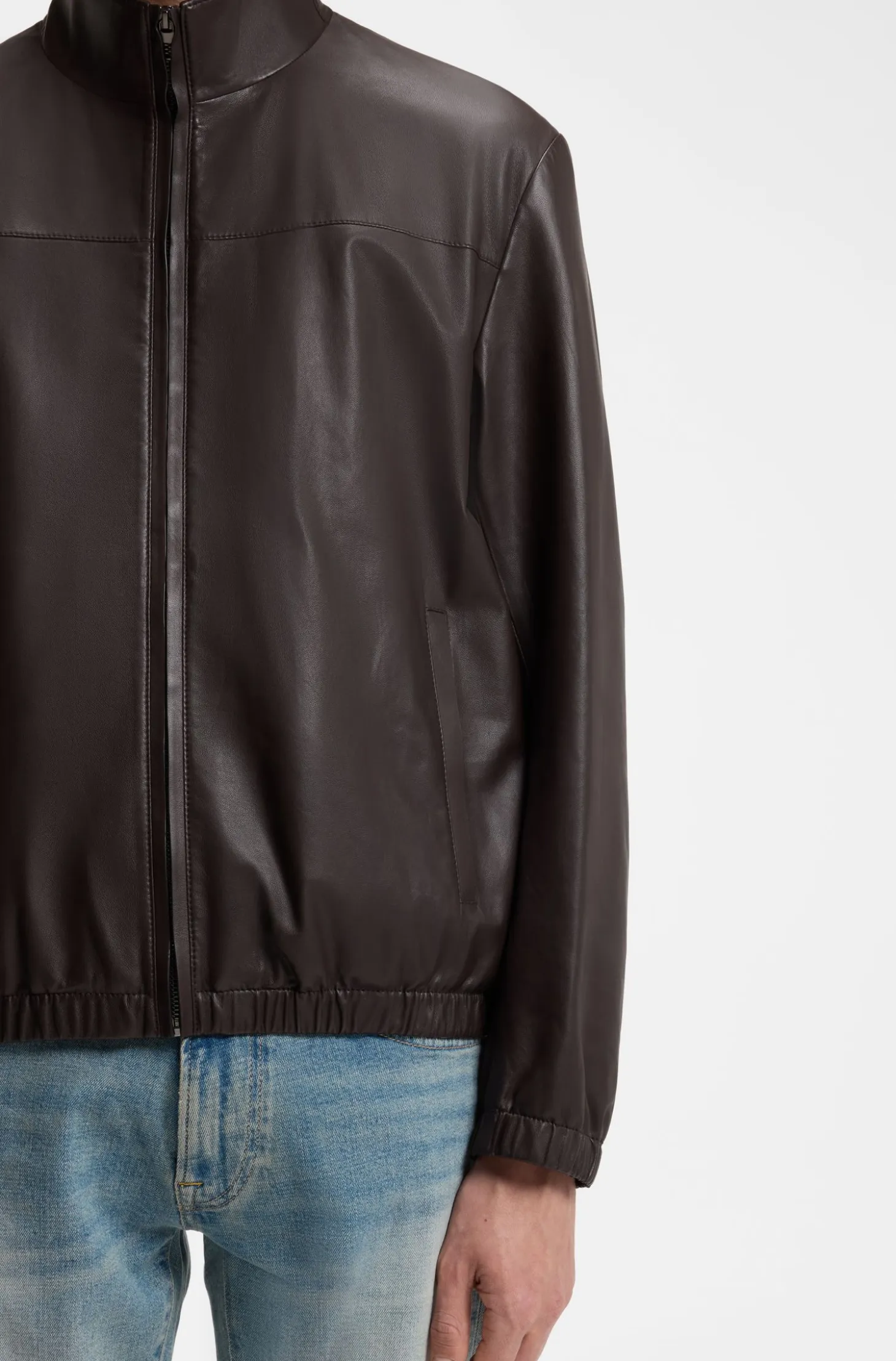 BOSS BY BECKHAM jacket in nappa leather