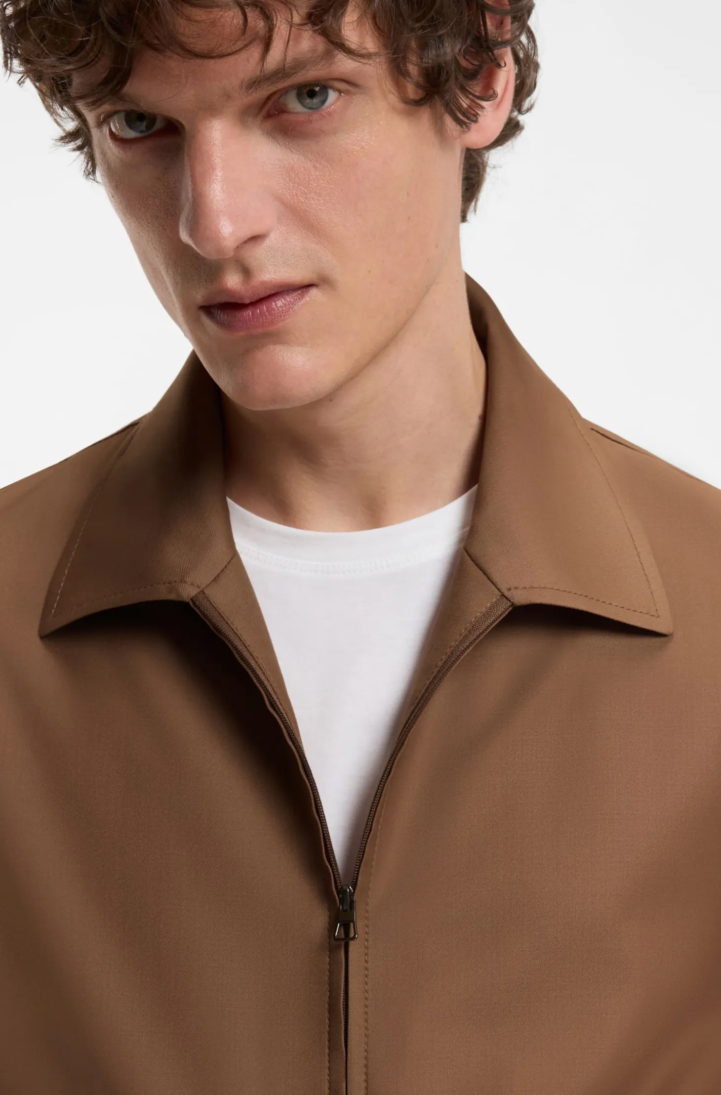 BOSS BY BECKHAM jacket in virgin wool