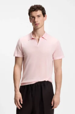 BOSS BY BECKHAM knit polo in virgin wool