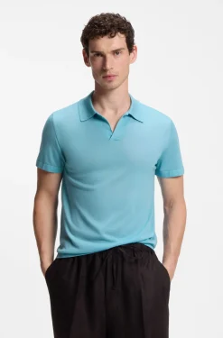 BOSS BY BECKHAM knit polo in virgin wool