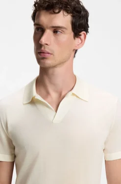 BOSS BY BECKHAM knit polo in virgin wool