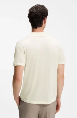 BOSS BY BECKHAM knit polo in virgin wool