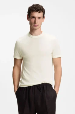 BOSS BY BECKHAM knit T-shirt in virgin wool