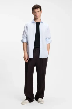 BOSS BY BECKHAM knit T-shirt in virgin wool
