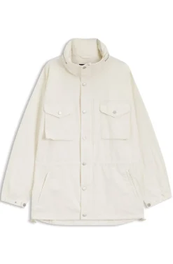 BOSS BY BECKHAM parka jacket in cotton