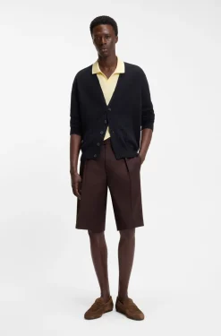 BOSS BY BECKHAM penny loafers in suede