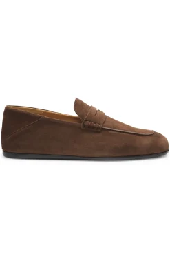 BOSS BY BECKHAM penny loafers in suede