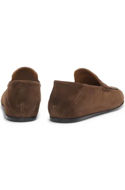 BOSS BY BECKHAM penny loafers in suede