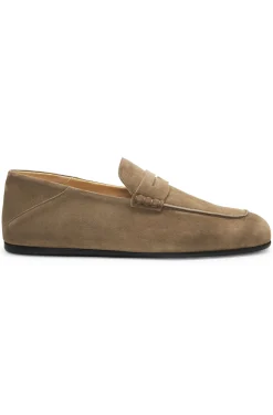 BOSS BY BECKHAM penny loafers in suede