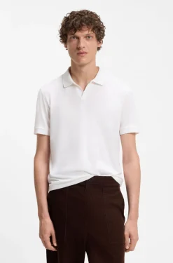 BOSS BY BECKHAM polo shirt in cotton and silk