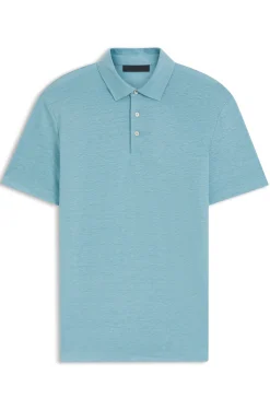 BOSS BY BECKHAM polo shirt in linen