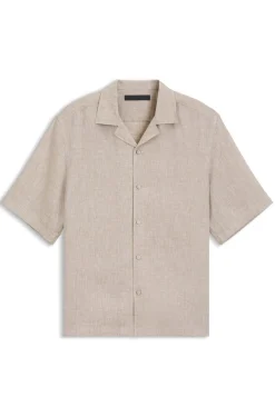 BOSS BY BECKHAM relaxed-fit linen shirt