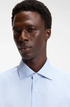 BOSS BY BECKHAM slim-fit shirt in cotton