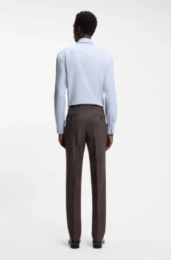 BOSS BY BECKHAM slim-fit shirt in cotton