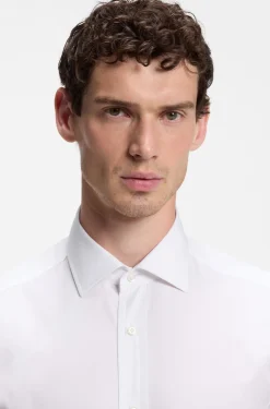 BOSS BY BECKHAM slim-fit shirt in cotton