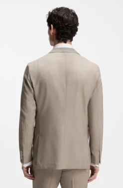 BOSS BY BECKHAM slim-fit suit jacket in virgin wool