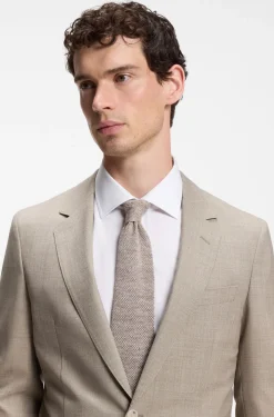 BOSS BY BECKHAM slim-fit suit jacket in virgin wool