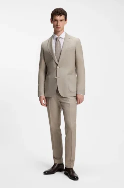 BOSS BY BECKHAM slim-fit suit jacket in virgin wool
