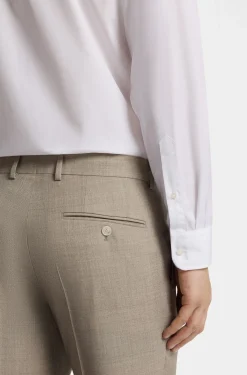 BOSS BY BECKHAM slim-fit suit trousers in virgin wool