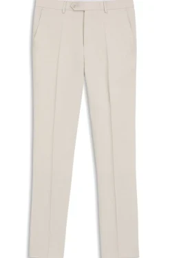 BOSS BY BECKHAM slim-fit trousers with micro pattern