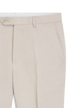 BOSS BY BECKHAM slim-fit trousers with micro pattern