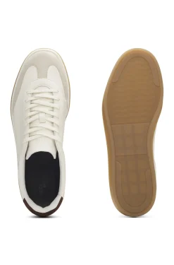 BOSS BY BECKHAM trainers in leather and suede