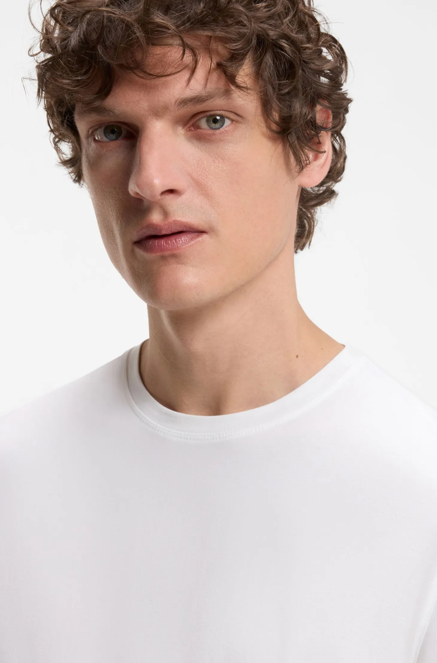 BOSS BY BECKHAM T-shirt in cotton and silk