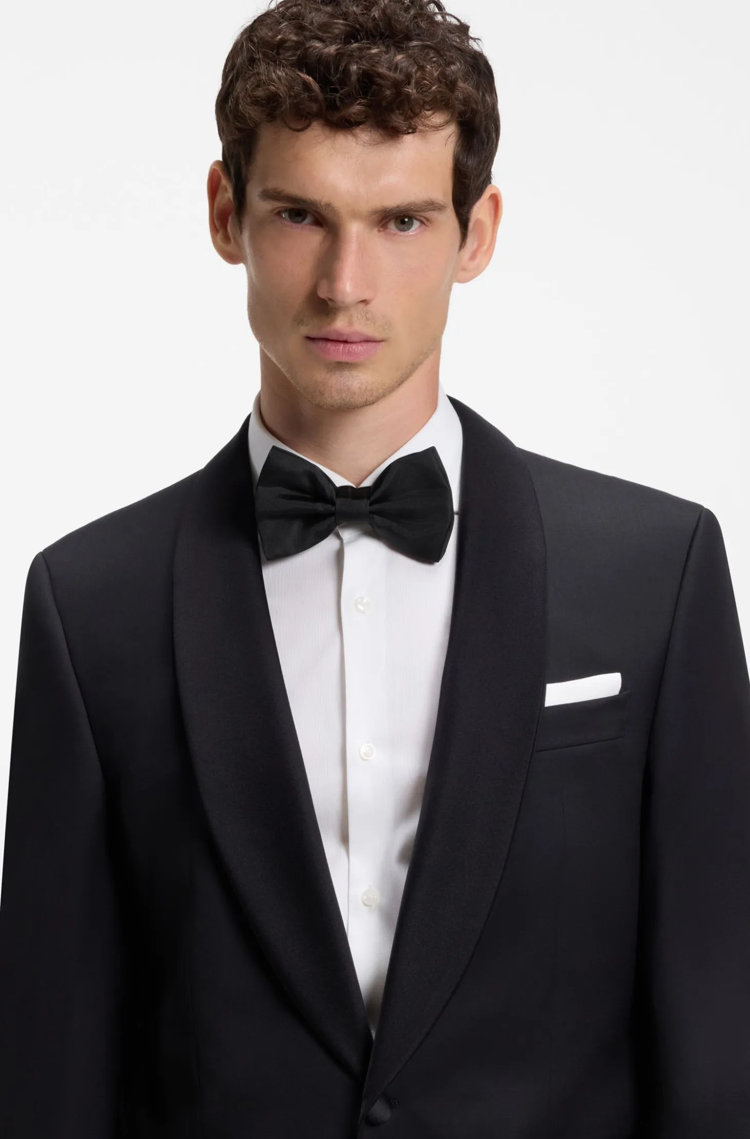 BOSS ONE bow tie in silk jacquard