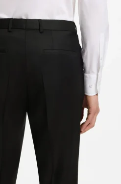 BOSS ONE Extra-slim-fit trousers in virgin-wool serge