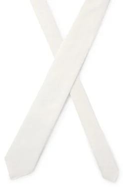 BOSS ONE Jacquard-structured tie in linen and silk