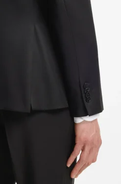 BOSS ONE Regular-fit suit jacket in virgin-wool serge
