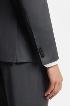 BOSS ONE Regular-fit suit jacket in virgin-wool serge