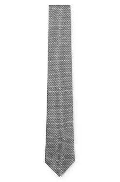 BOSS ONE Silk tie with jacquard pattern