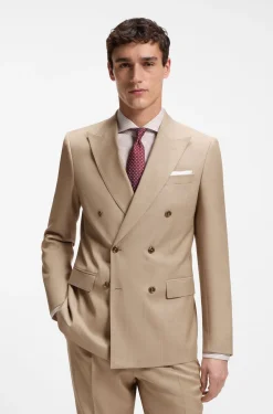 BOSS ONE slim-fit suit jacket in virgin wool