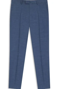 BOSS ONE Slim-fit suit trousers in wool, silk and linen
