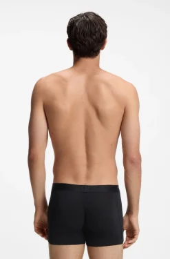 BOSS ONE three-pack of logo-waistband boxer briefs