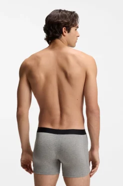 BOSS ONE three-pack of logo-waistband boxer briefs