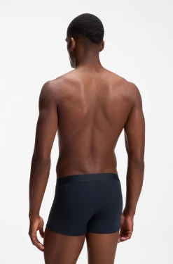 BOSS ONE three-pack of trunks in stretch cotton
