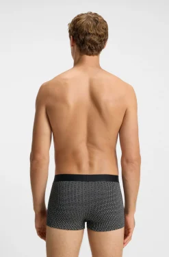 BOSS ONE three-pack of trunks in stretch cotton