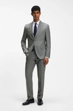 BOSS ONE Two-piece regular-fit suit in a wool blend