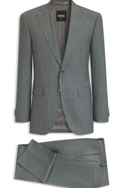 BOSS ONE Two-piece regular-fit suit in a wool blend