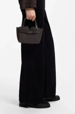 BOSS Revers mini tote bag in grained leather