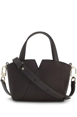 BOSS Revers mini tote bag in grained leather