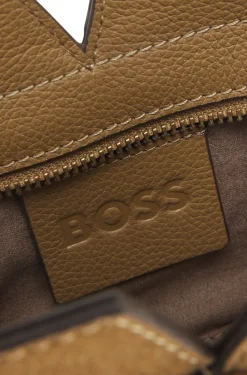 BOSS Revers mini tote bag in suede
